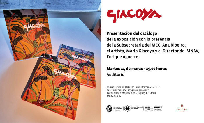  - Presentación del catálogo de la exposición Giacoya - Museo Nacional de Artes Visuales