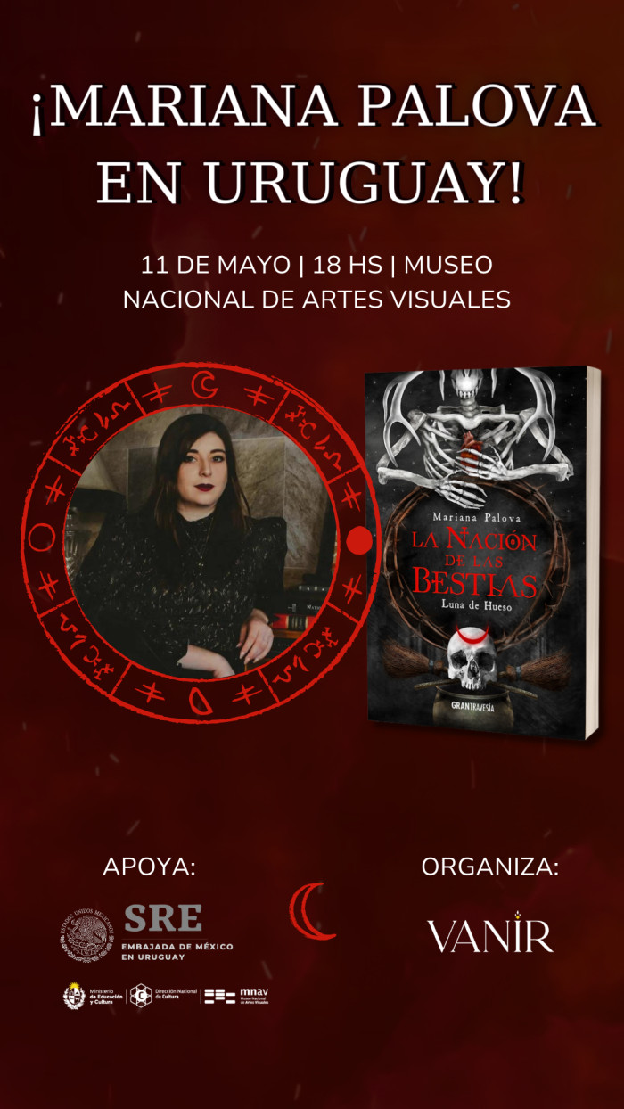  - Presentación del libro: Luna de hueso de Mariana Palova - Museo Nacional de Artes Visuales