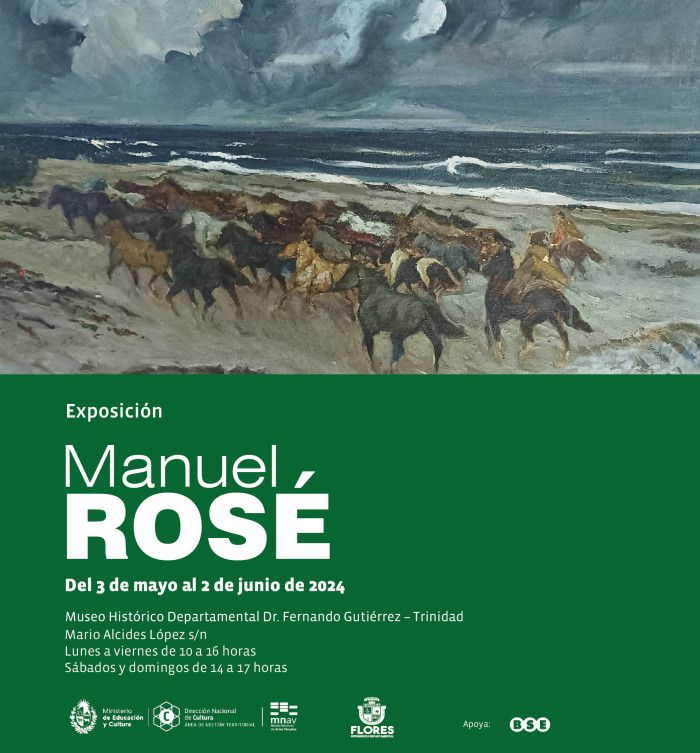 Inauguración de la exposición Manuel Rosé (Museo Dep. Dr. F. Gutiérrez, Trinidad, Flores)