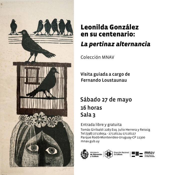  - Visita guiada por la exposición "Leonilda González en su centenario: La pertinaz alternancia" - Museo Nacional de Artes Visuales