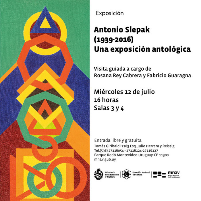  - Visita guiada por la exposición Antonio Slepak -  (1939-2016) - Una exposición antológica. - Museo Nacional de Artes Visuales