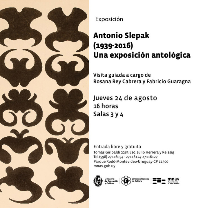  - Visita guiada por la exposición Antonio Slepak (1939-2016) Una exposición antológica. - Museo Nacional de Artes Visuales