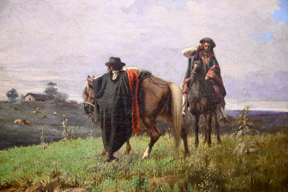 Los dos ponchos, c.1875-78