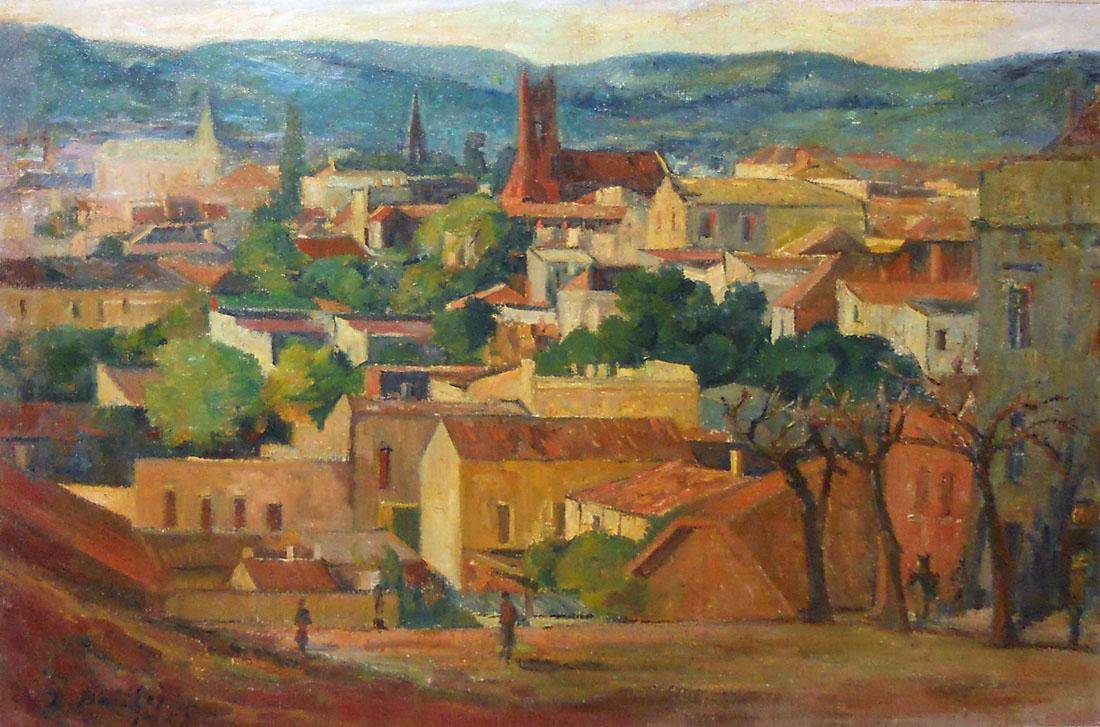 Santa Ana do Livramento, 1952. Zoma Baitler (1908-1994). Óleo sobre tela.  90 x 98 cm. Nº inv. 1645.