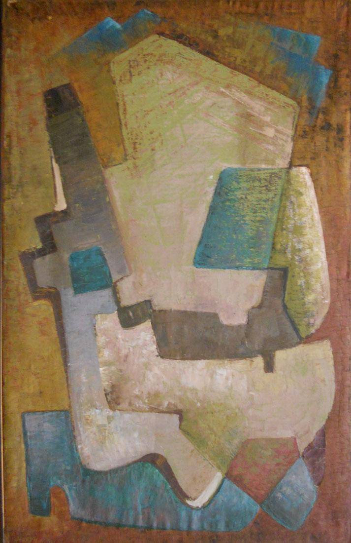 Casi indeterminado. Norberto Berdía (1899-1983). Óleo sobre tela.  91 x 60 cm. Nº inv. 1738.