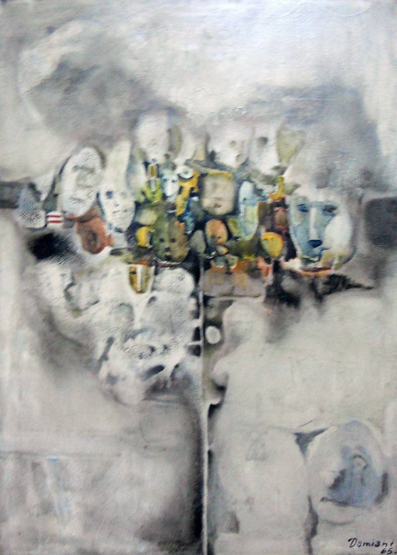 Sueño II, 1965. Jorge Damiani (1931-2017). Medios combinados.  135 x 90 cm. Nº inv. 2092.
