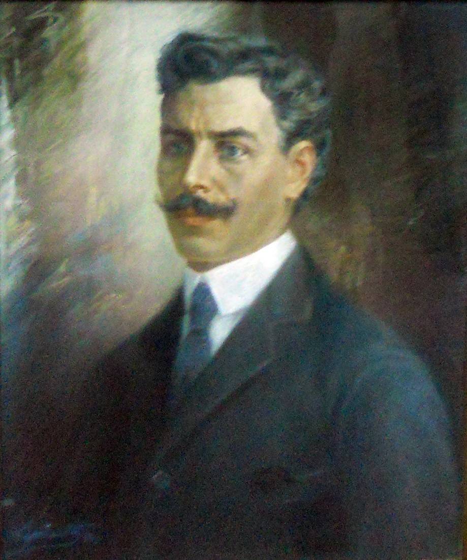 Carlos M. Herrera, 1914. Domingo Failutti (1872). Pastel sobre papel.  68 x 55 cm. Nº inv. 211.