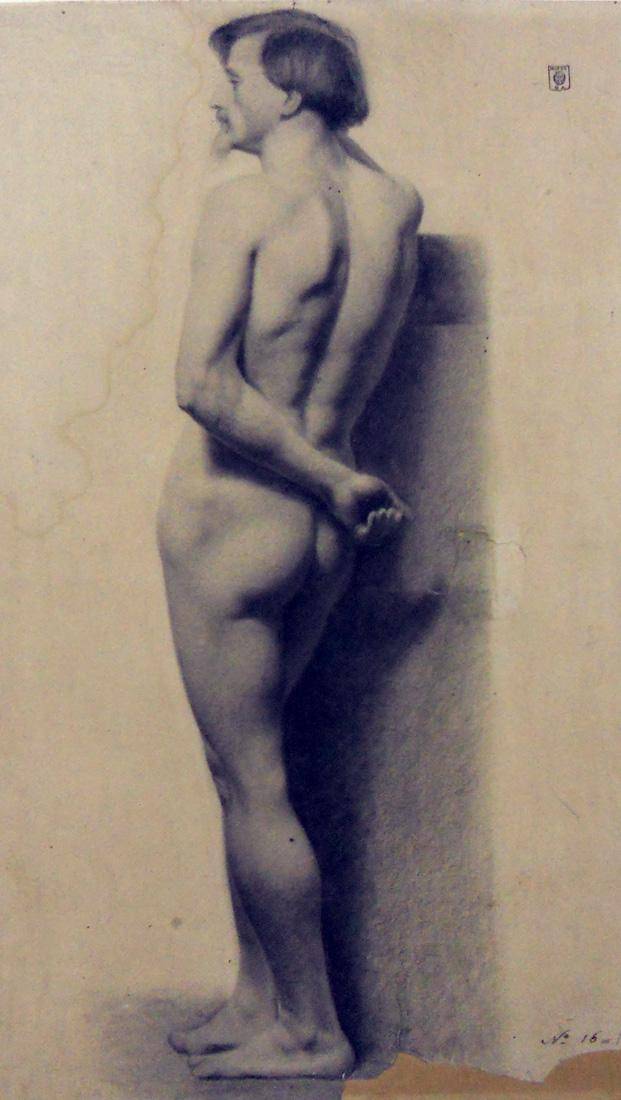 Academia - desnudo, c.1862