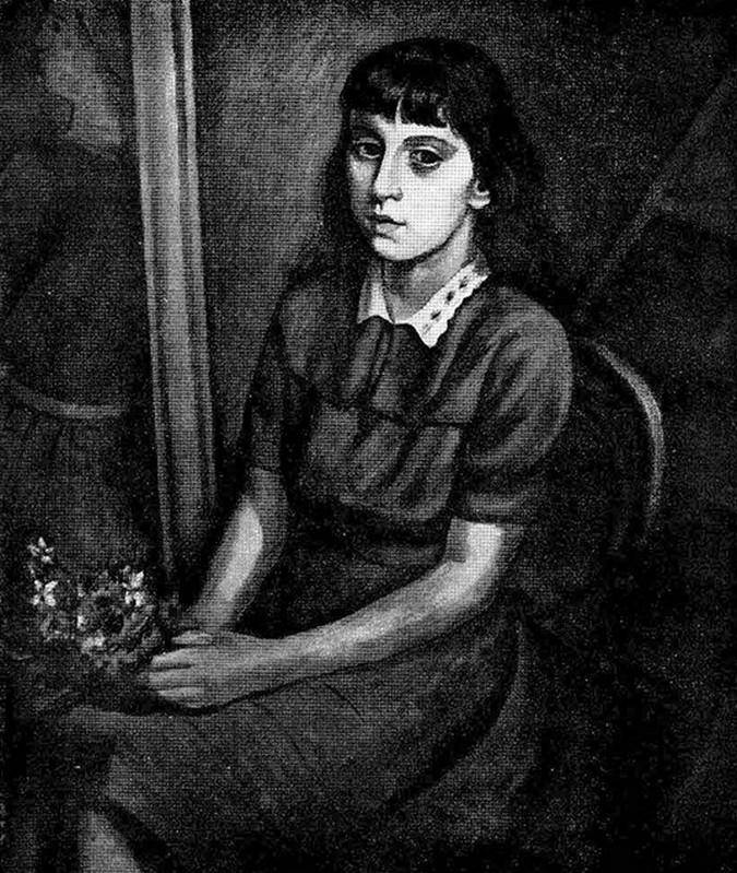 Retrato, c.1946. Ricardo L. Aguerre (1897-1967). Óleo sobre tela.  96 x 79 cm. Nº inv. 2354.