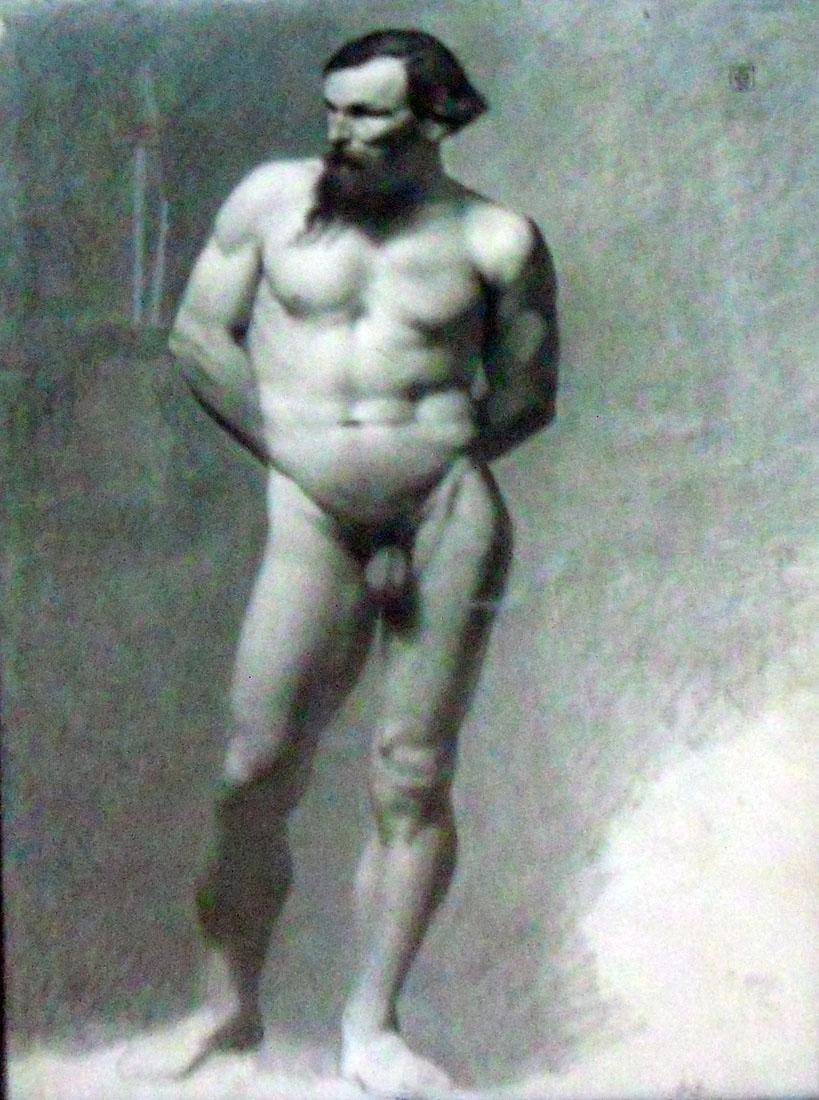 Academia - desnudo, c.1863