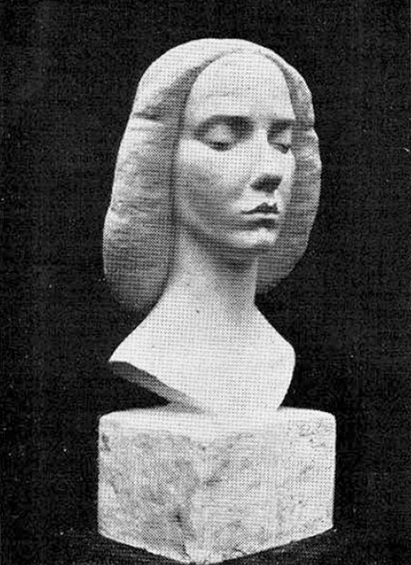 El sueño, c.1940. Margarita Fabini de Camou. Yeso.  39 x 24 x 25 cm. Nº inv. 2798.