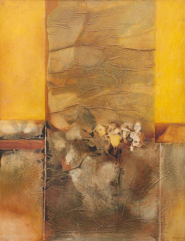 Amanecer, 1966. Jorge Damiani (1931-2017). Medios combinados.  170 x 150 cm. Nº inv. 2913.