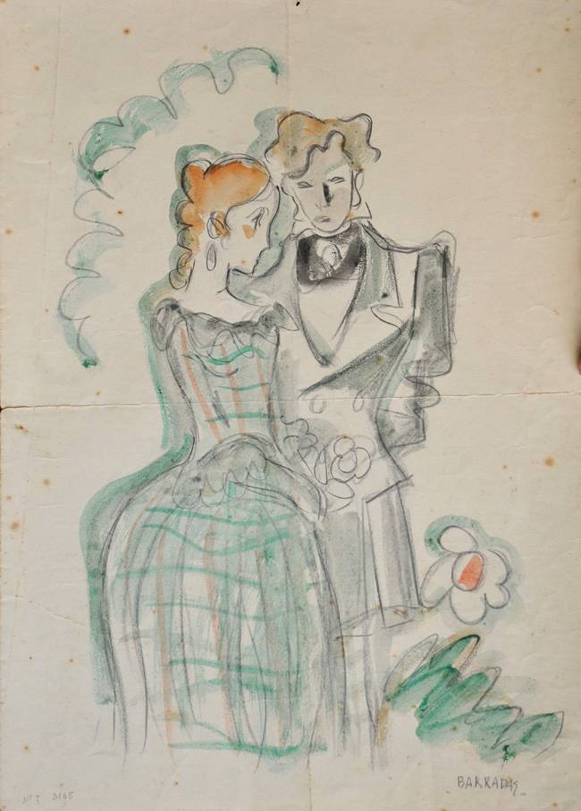 Escena romántica, c.1926-28