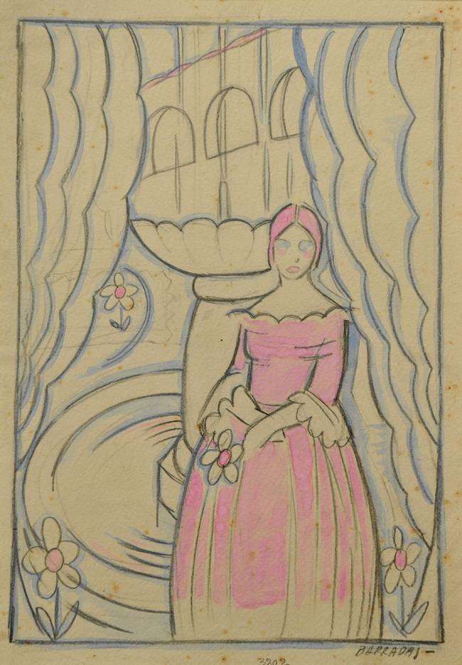 Joven con flor, c.1924-26