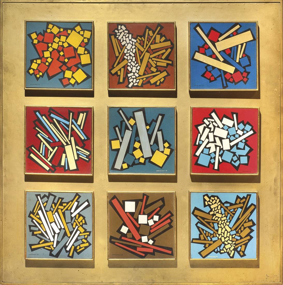 Cuadrados y rectángulos, 1970-71