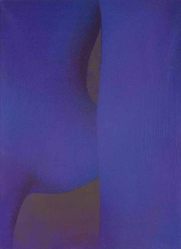 Deslizamiento furtivo, 1967. Miguel Ocampo (1922-2015). Acrílico sobre tela.  130 x 97 cm. Nº inv. 3581.