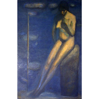 Sin título, 1990. Lily Salvo (1928-2010). Óleo sobre tela.  154 x 100 cm. Nº inv. 4110.