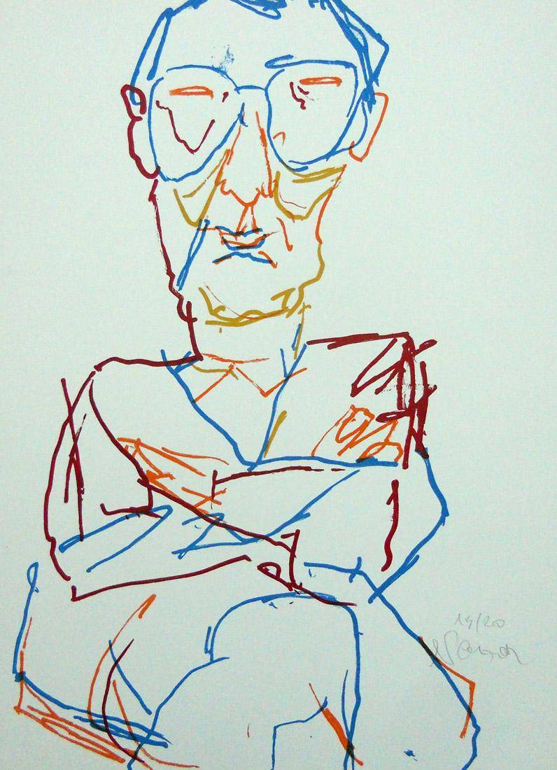 Constant, 1988. Hans Platscheck (1923-2000). Serigrafía.  55 x 41 cm. Nº inv. 4188.