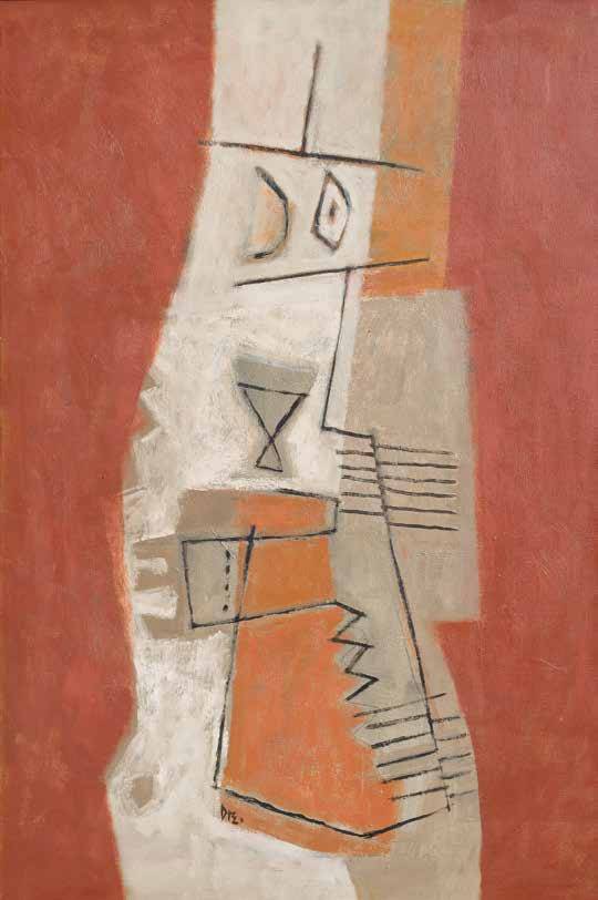 Condorhuasi, 1986. Alberto Delmonte (1933-2005). Óleo sobre tela.  90 x 60 cm. Nº inv. 4315.