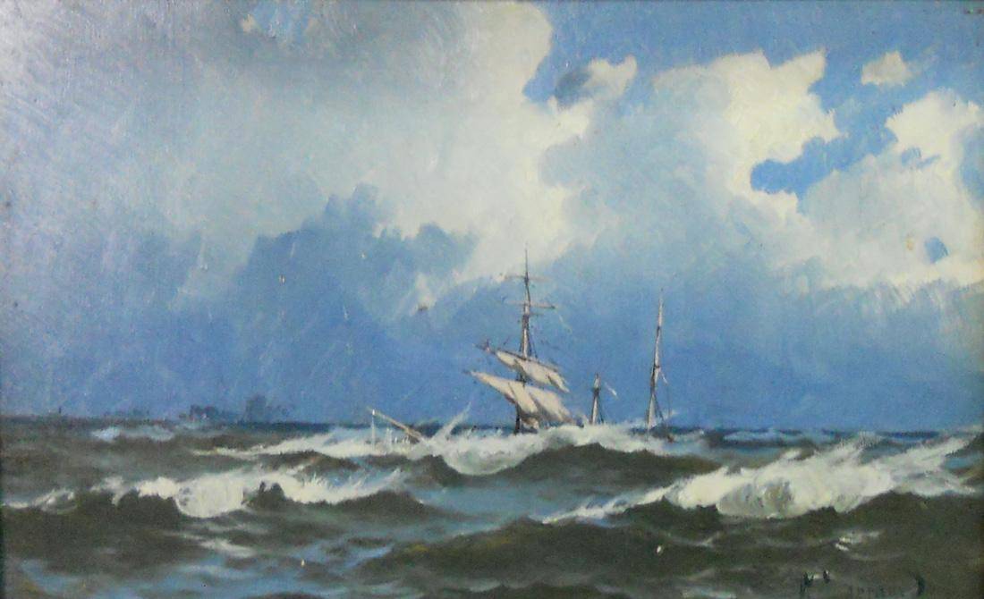 Naufragio de un velero, 1892