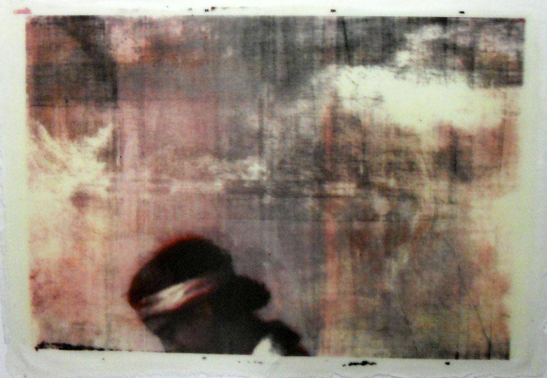 Prueba de cielo / 2 (Tríptico), 2001. Pablo Uribe (1962). Serigrafía sobre cola vinílica.  80 x 110 cm. Nº inv. 4807.2.