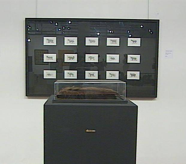 Es, 2001. Alejandro Turell Lorenzo (1975). Técnica mixta - Escultura.  30 x 30,5 x 30,5 cm. Nº inv. 4811.3.