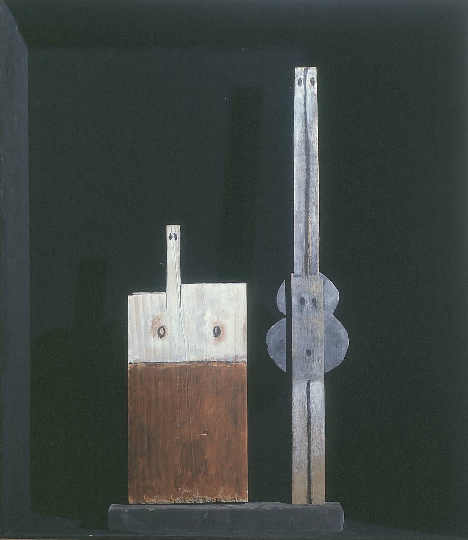 Caja con dos Venus. Francisco Matto (1911-1995). Madera pintada.  85 x 76 x 27 cm. Nº inv. 4820.