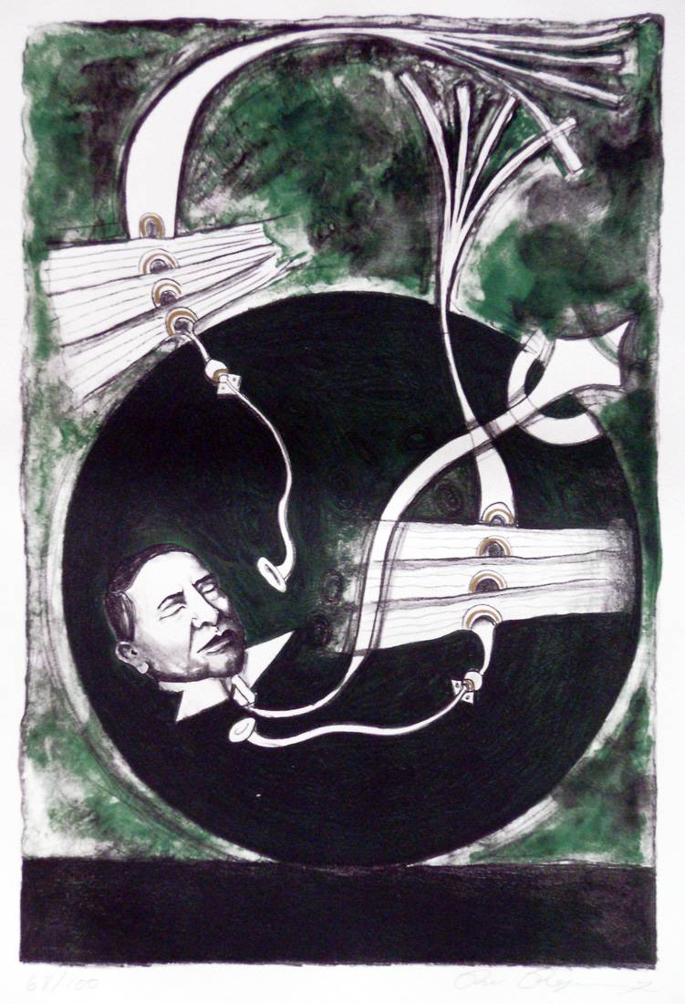 Sin título, 2006. Rolando Rojas (1970). Grabado.  71 x 54 x  cm. Nº inv. 4896.
