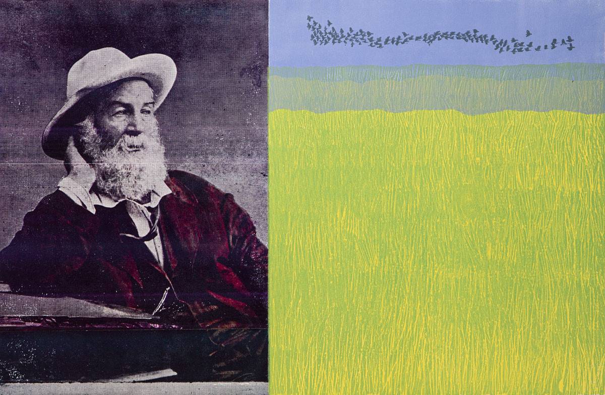 Walt Whitman in the field, 1984