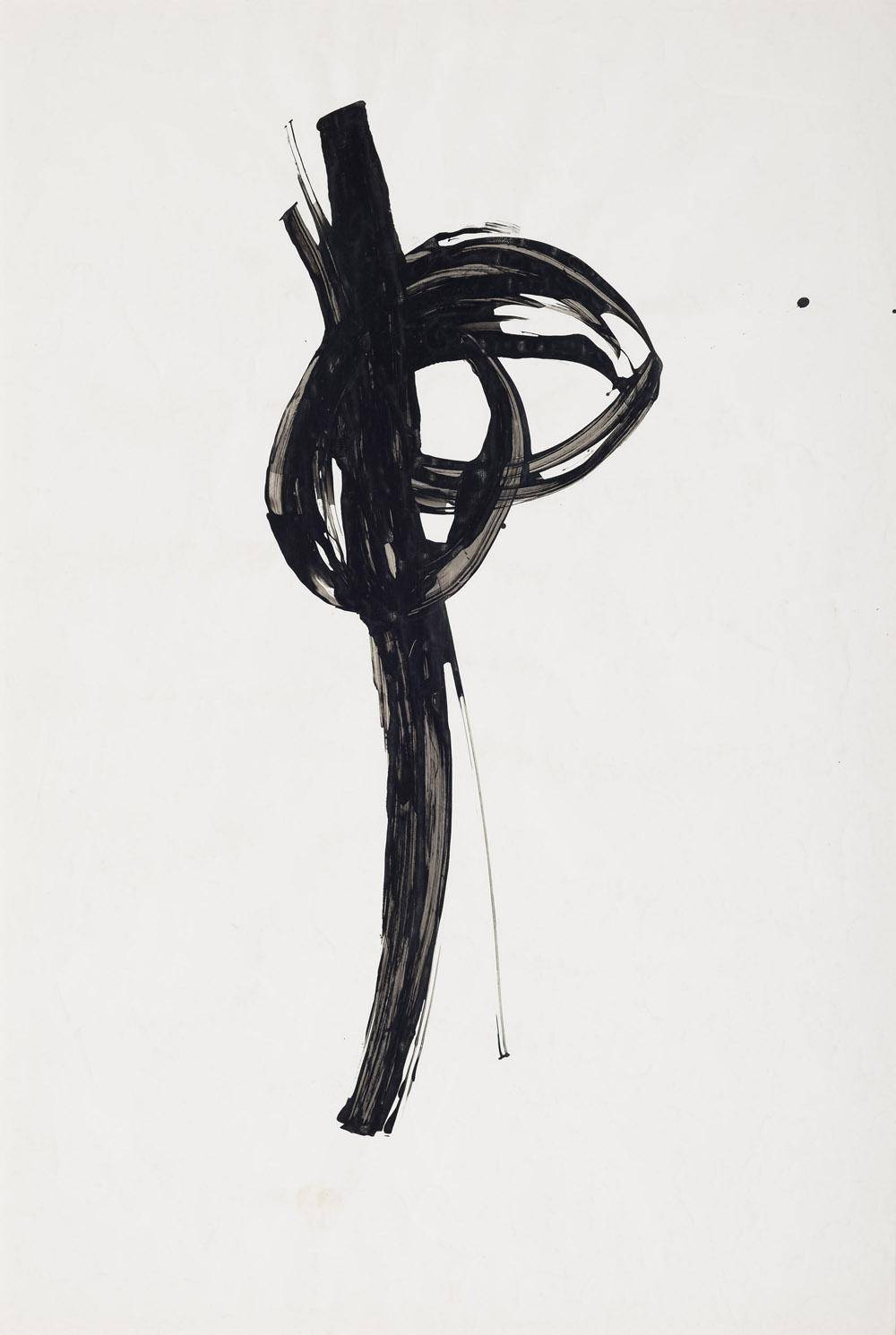 Sin Título. Hilda López (1922-1996). Tinta sobre papel.  100 x 70 cm. Nº inv. 4972.