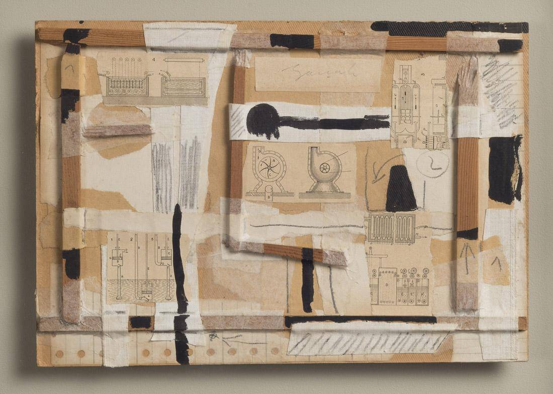 Sin Título. Washington Barcala (1920-1993). Medios combinados sobre cartón.  20 x 29 cm. Nº inv. 5119.