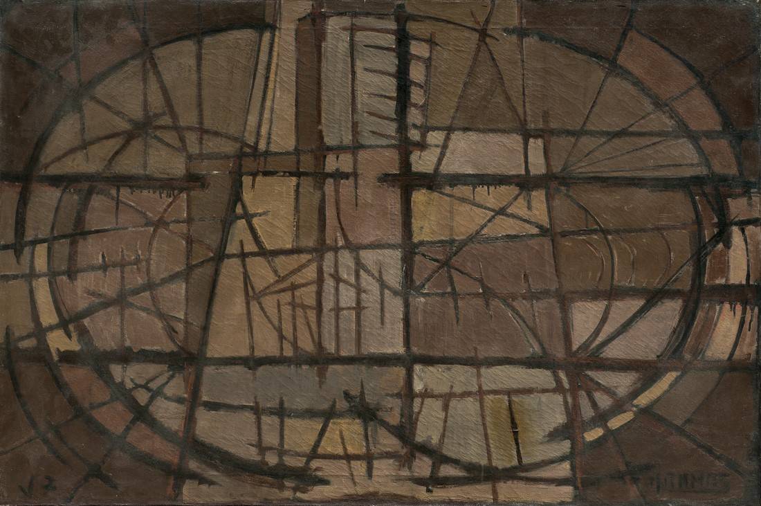5 de enero, 1957. Nelson Ramos (1932-2006). Óleo sobre tela.  77 x 118 cm. Nº inv. 5733.