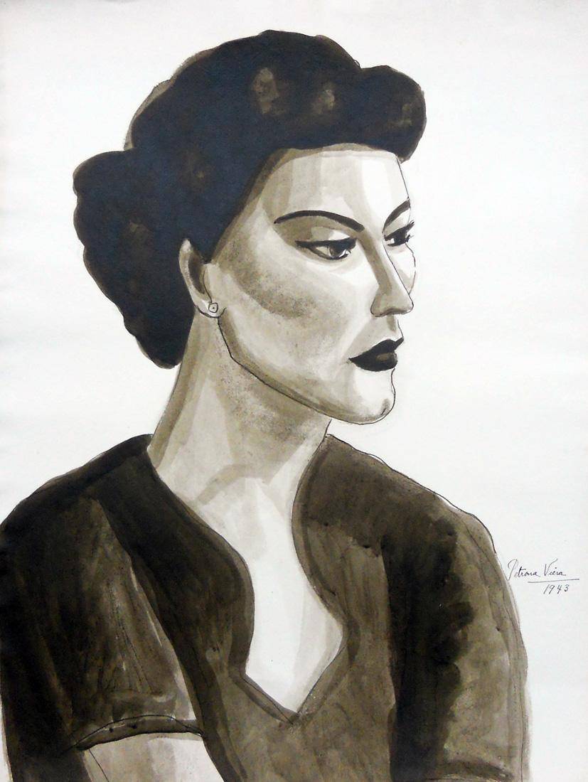 Sin título (retrato de señora), 1943