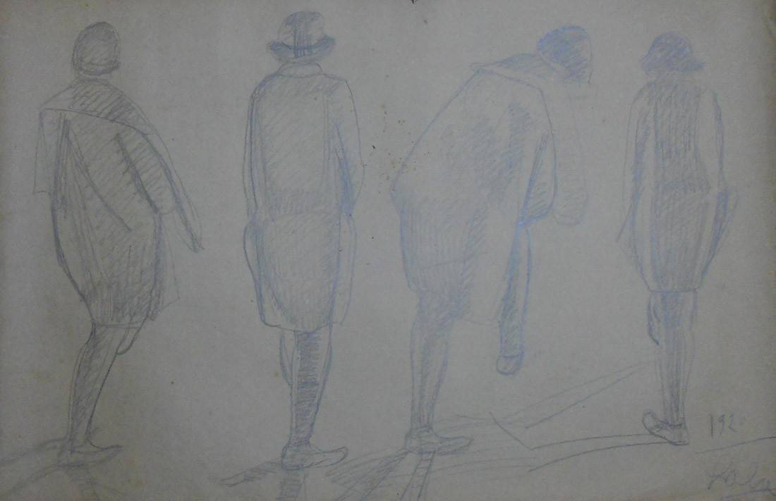 Niñas de espalda, 1926