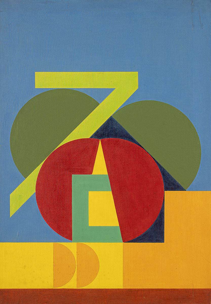 Sin Título , 1978. Antonio Slepak (1939). Acrílico sobre tela.  94 x 66 cm. Nº inv. 6670.