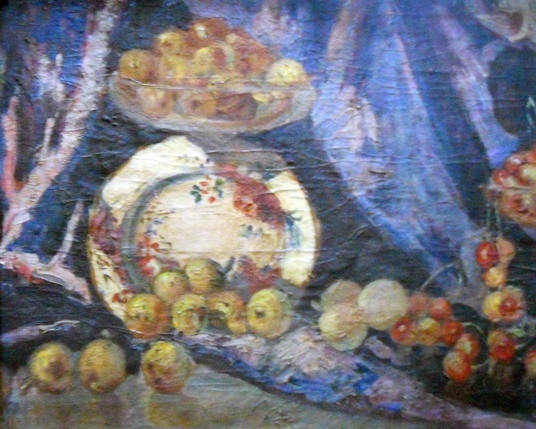 Panneau decorativo. Julio Romano Vercelli (1879). Óleo sobre tela.  55 x 65 cm. Nº inv. 727.