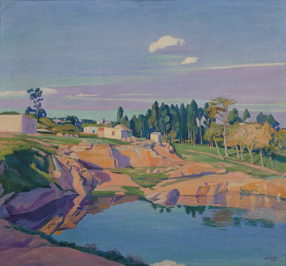 La cantera, 1924. Manuel Rosé (1882-1961). Óleo sobre tela.  85 x 92 cm. Nº inv. 746.