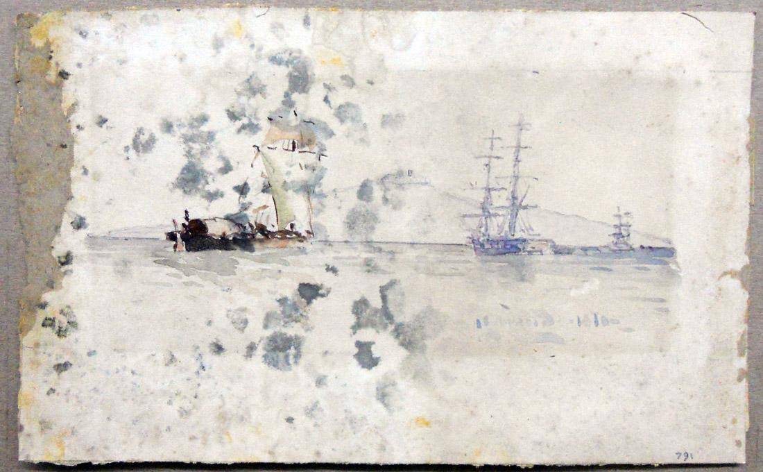 Antiguo barco correo, 1910