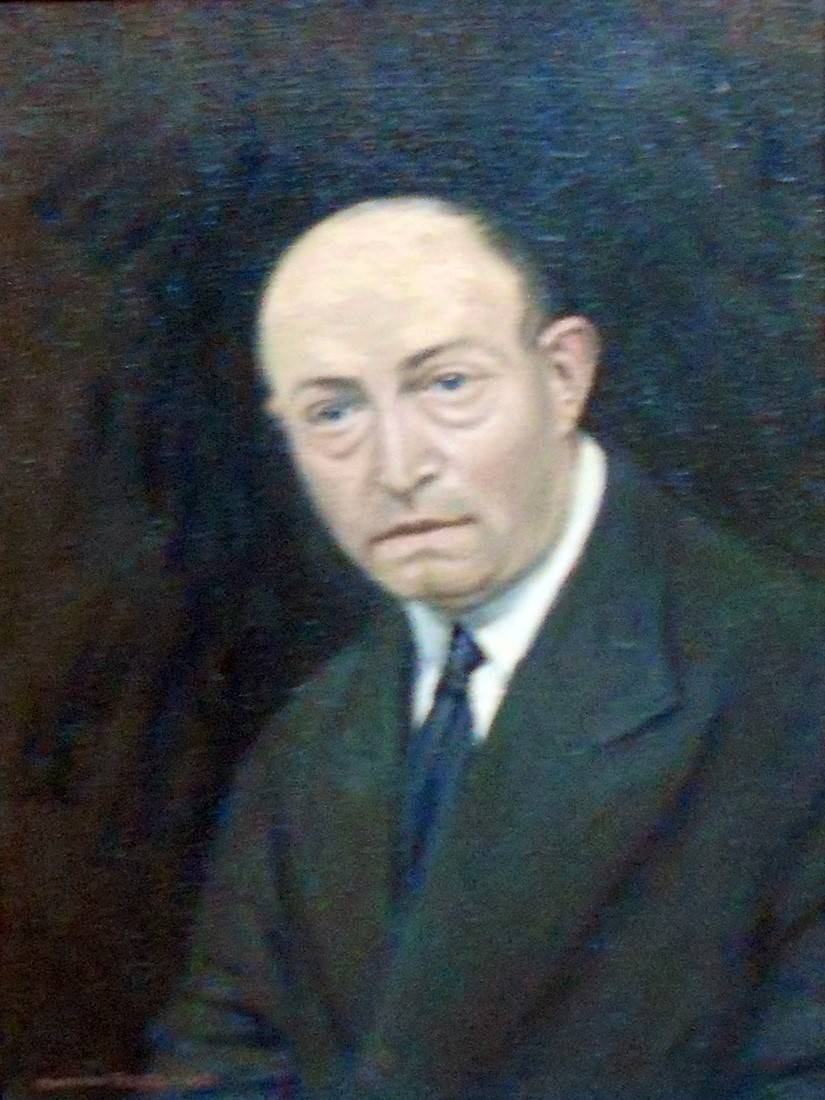 Autorretrato, 1931. Mariano Felez (1883-1940). Óleo sobre tela.  64 x 45 cm. Nº inv. 824.
