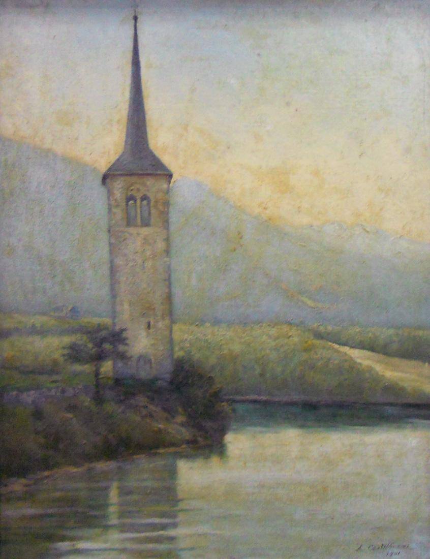 Torre del siglo XIII, 1901