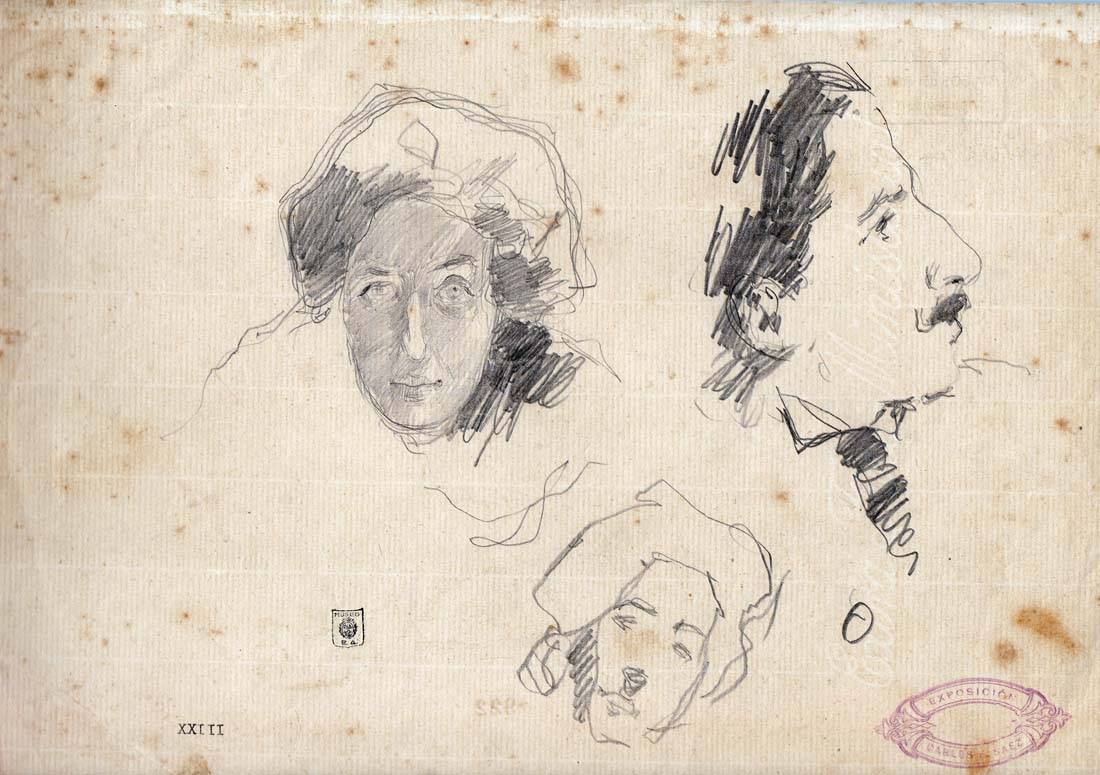 Retrato de Sarah Silvia Sáez de Ellauri  y Eduardo Mario Sáez , 1895