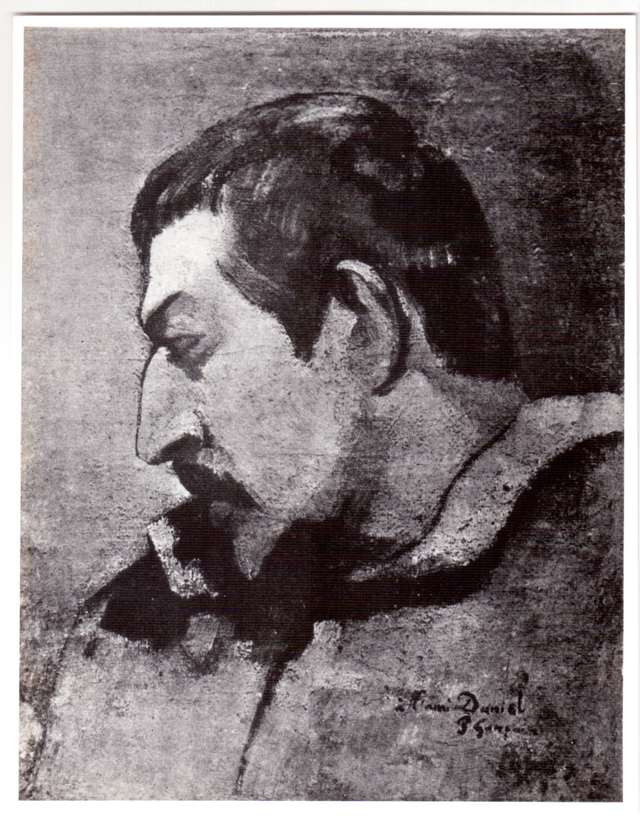 Fotografía de Autorretrato realizado por Paul Gauguin. Paul Gauguin  (1848-1903). Fotografía.  Nº inv. A748.