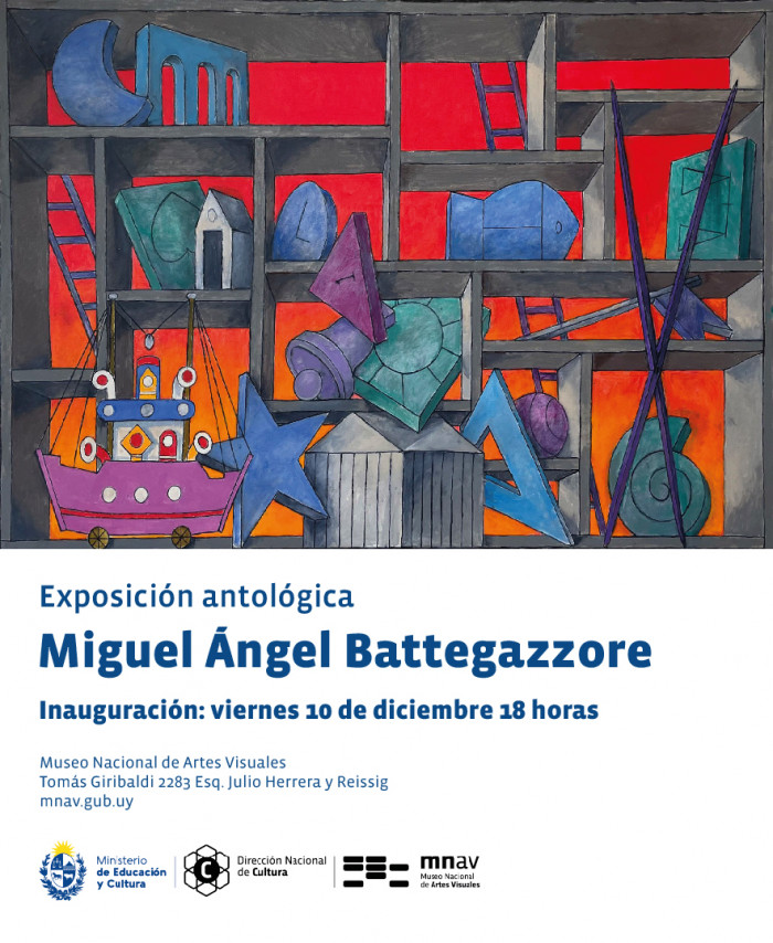 Inauguración de la exposición Exposición antológica - Miguel Ángel Battegazzore