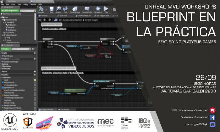  - Workshop: Blueprint en la práctica by Unreal MVD - Museo Nacional de Artes Visuales