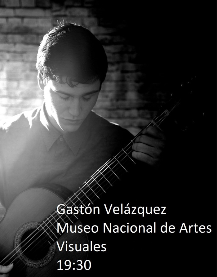  - Concierto de guitarra de Gastón Velázquez - Museo Nacional de Artes Visuales