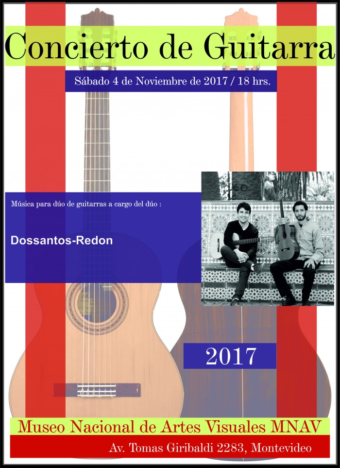  - Presentación del dúo de guitarras Dossantos Redon  - Museo Nacional de Artes Visuales