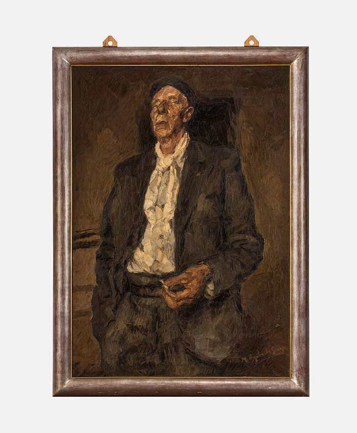  - Retrato de un hombre alto, 1947 - Manuel Espínola Gómez (1921-2003) - Museo Nacional de Artes Visuales