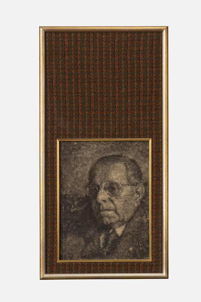  - Sin título (Retrato con fondo marrón), 1978 - Manuel Espínola Gómez (1921-2003) - Museo Nacional de Artes Visuales