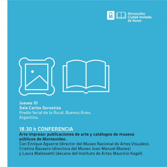  - Conferencia en la Feria del Libro de Buenos Aires - Museo Nacional de Artes Visuales