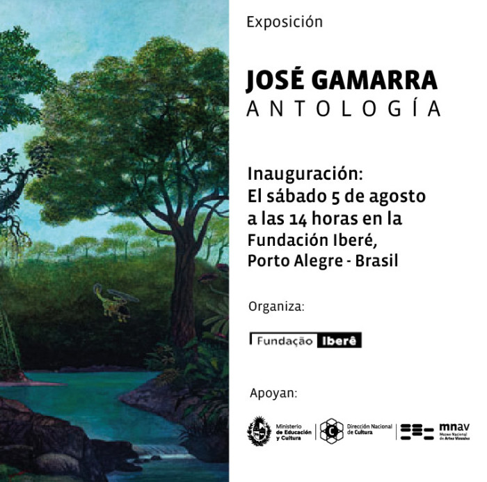Apertura de la exposición José Gamarra - Antología (Fundación Iberé - Porto Alegre, Brasil)
